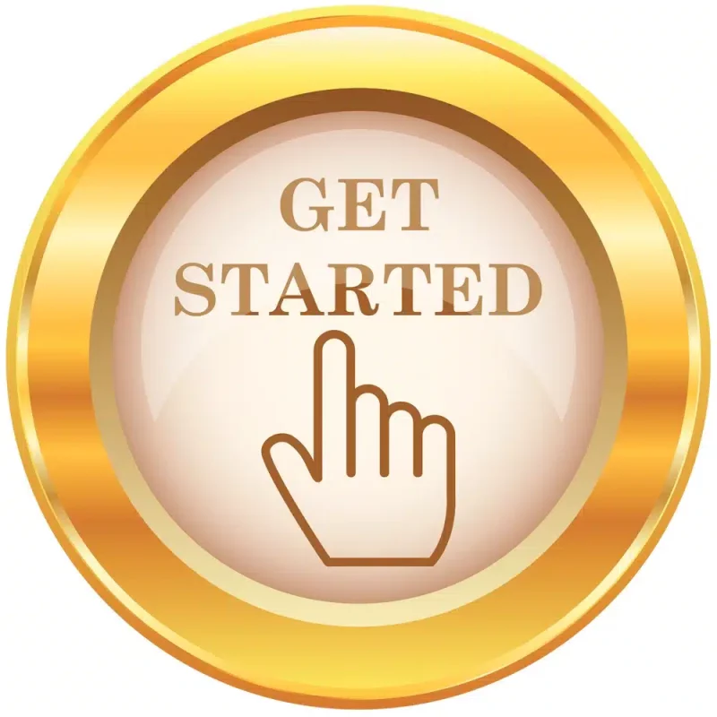 Get started button symbolizing Bello Salon Suites Getting Started Guide.